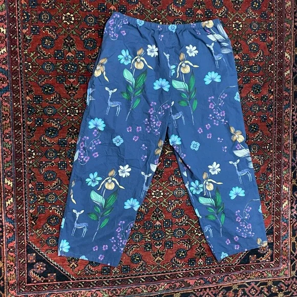 The Cat's Pajamas Deerly Luxe Pima Capri Size XL - Picture 6 of 16